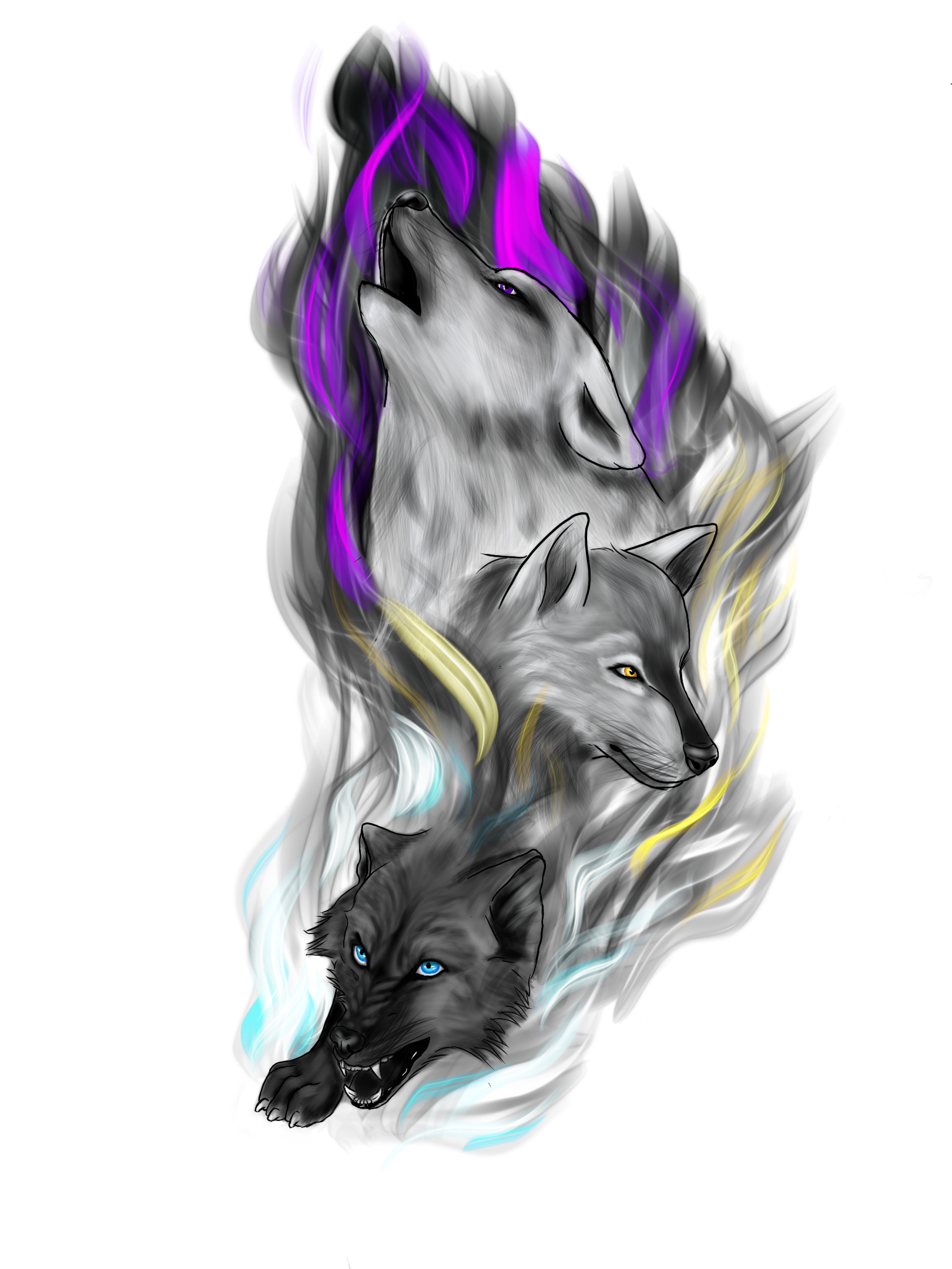 Hoodie Instinct — Loups